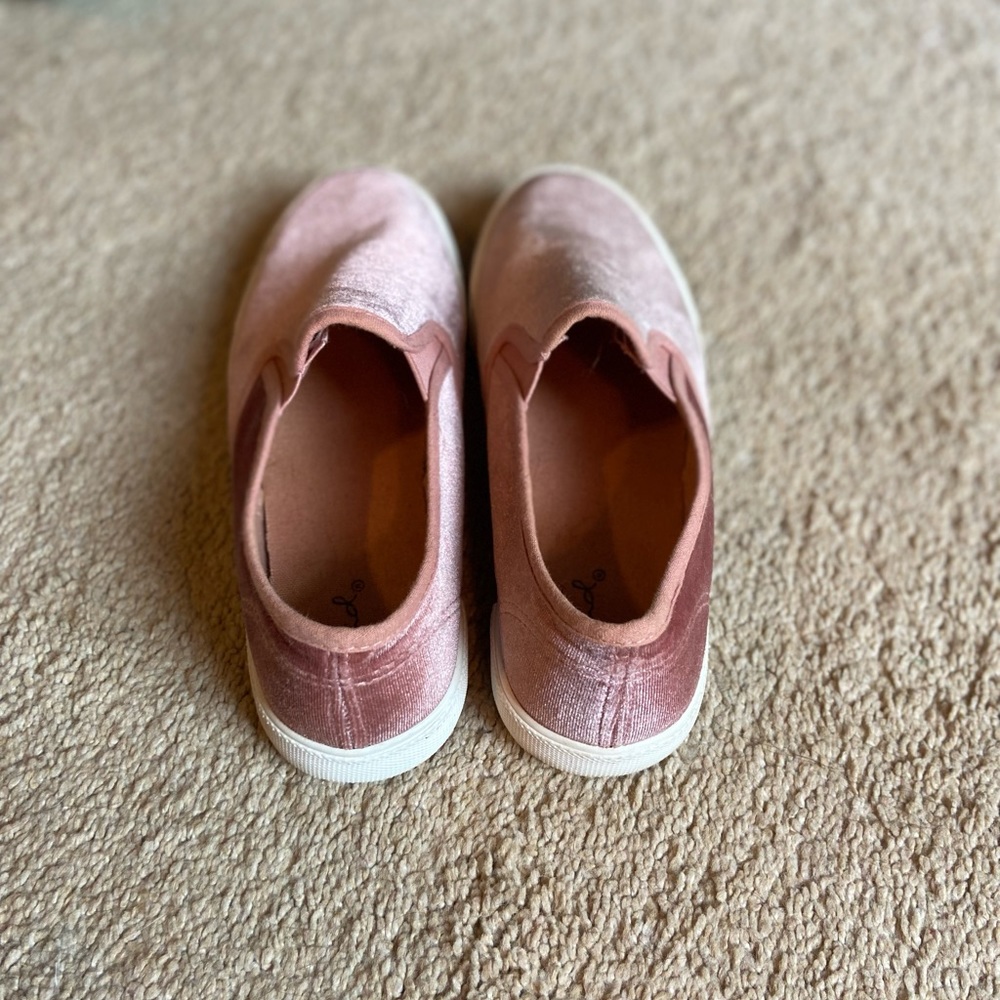 Pink Velvet Flats - Picture 6 of 6